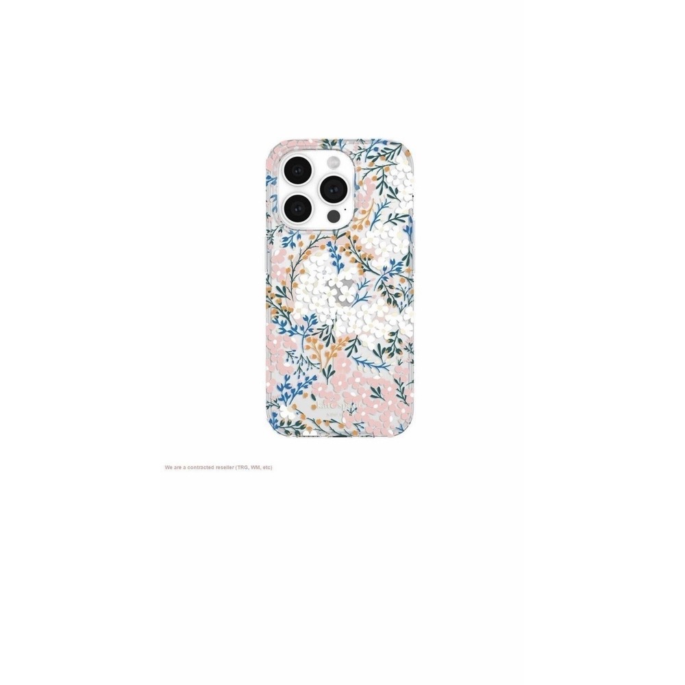 Kate Spade New York Apple iPhone 15 Pro Protective Case with MagSafe - Rose &...